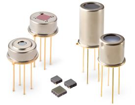 Excelitas high-sensitivity Thermopile Detectors are available in TO-46, TO-5, TO-59 and compact SMD housings to meet a wide array of integrations and applications Excelitas high-sensitivity Thermopile Detectors are available in TO-46, TO-5, TO-59 and compact SMD housings to meet a wide array of integrations and applications
