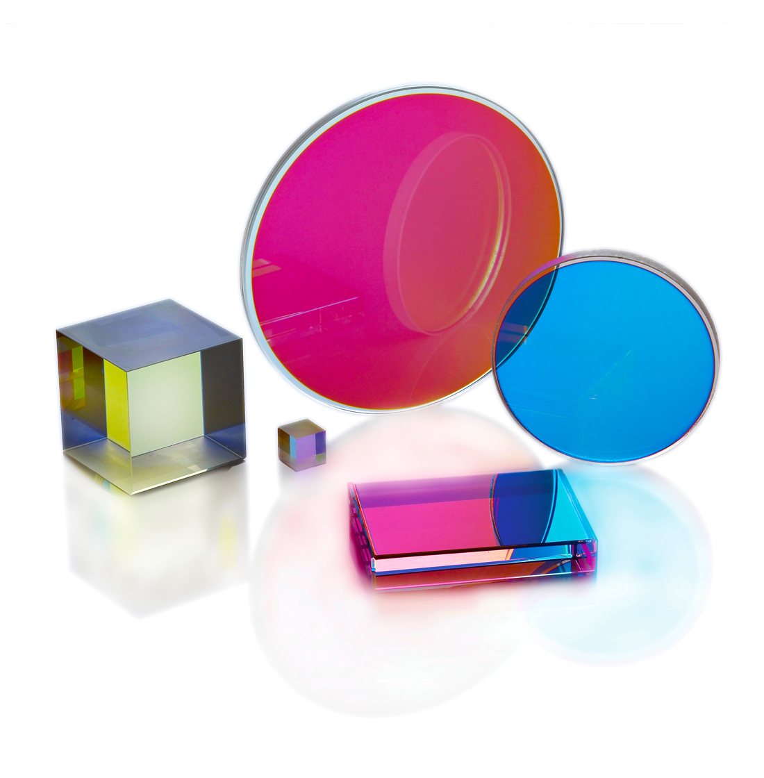 Laser crystal coated