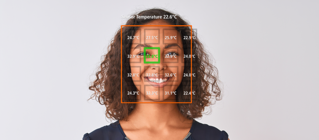 Non-contact body temperature measurement and screening with Infrared thermopiles