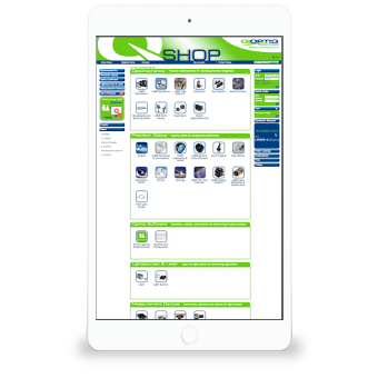 Excelitas' Q-Shop ecommerce website