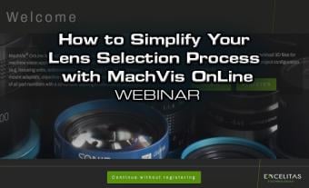 Webinar: How to Simplify Your Lens Selection Process with MachVis OnLine