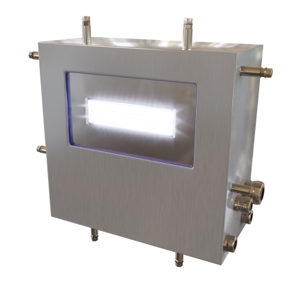 BlueLight Small Area UVC Flash Disinfection System – surface disinfection for food packaging