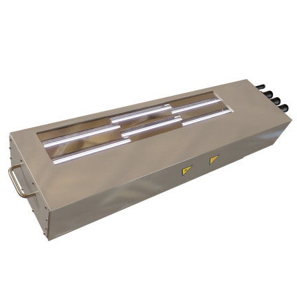 BlueLight Dairy UVC Flash Disinfection system for food packaging