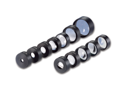 Mounted, Uncoated Fused Silica Plano-Concave Lenses