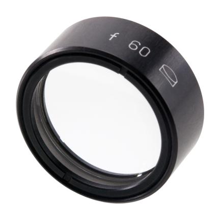 Mounted achromat with a focal length of f=60 mm
